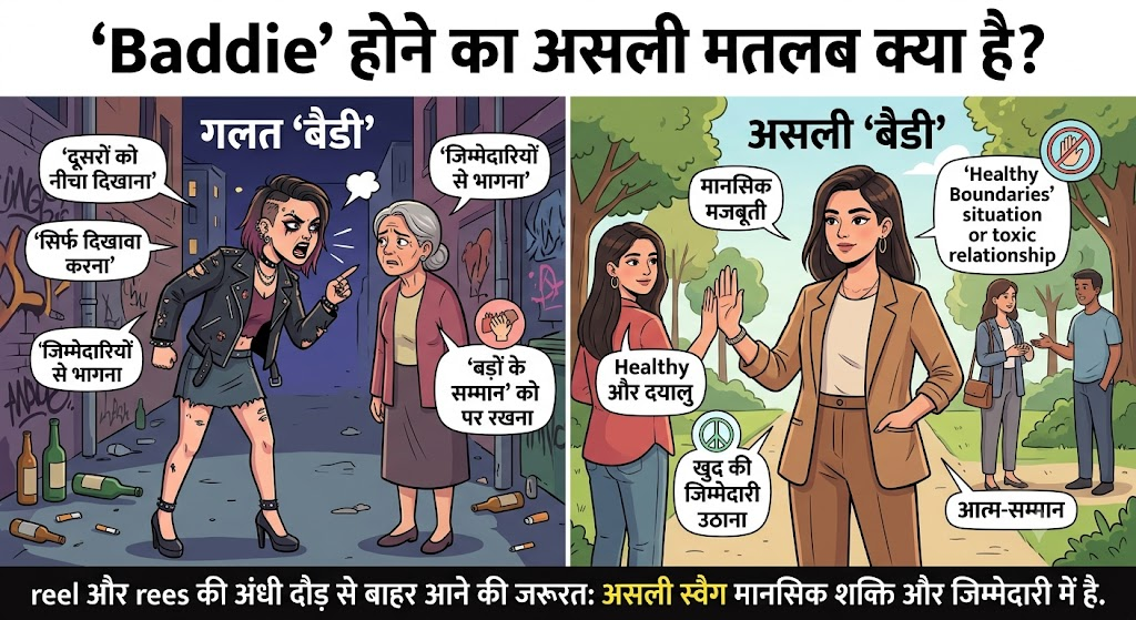 'Baddie' होने का असली मतलब क्या है? रील और रीस की अंधी दौड़ से बाहर आने की जरूरत